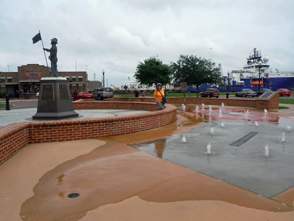 Karen Duquette at Palafox Pier